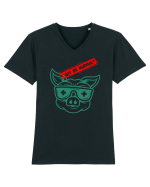 Iesi din multime - Why be normal Tricou mânecă scurtă guler V Bărbat Presenter