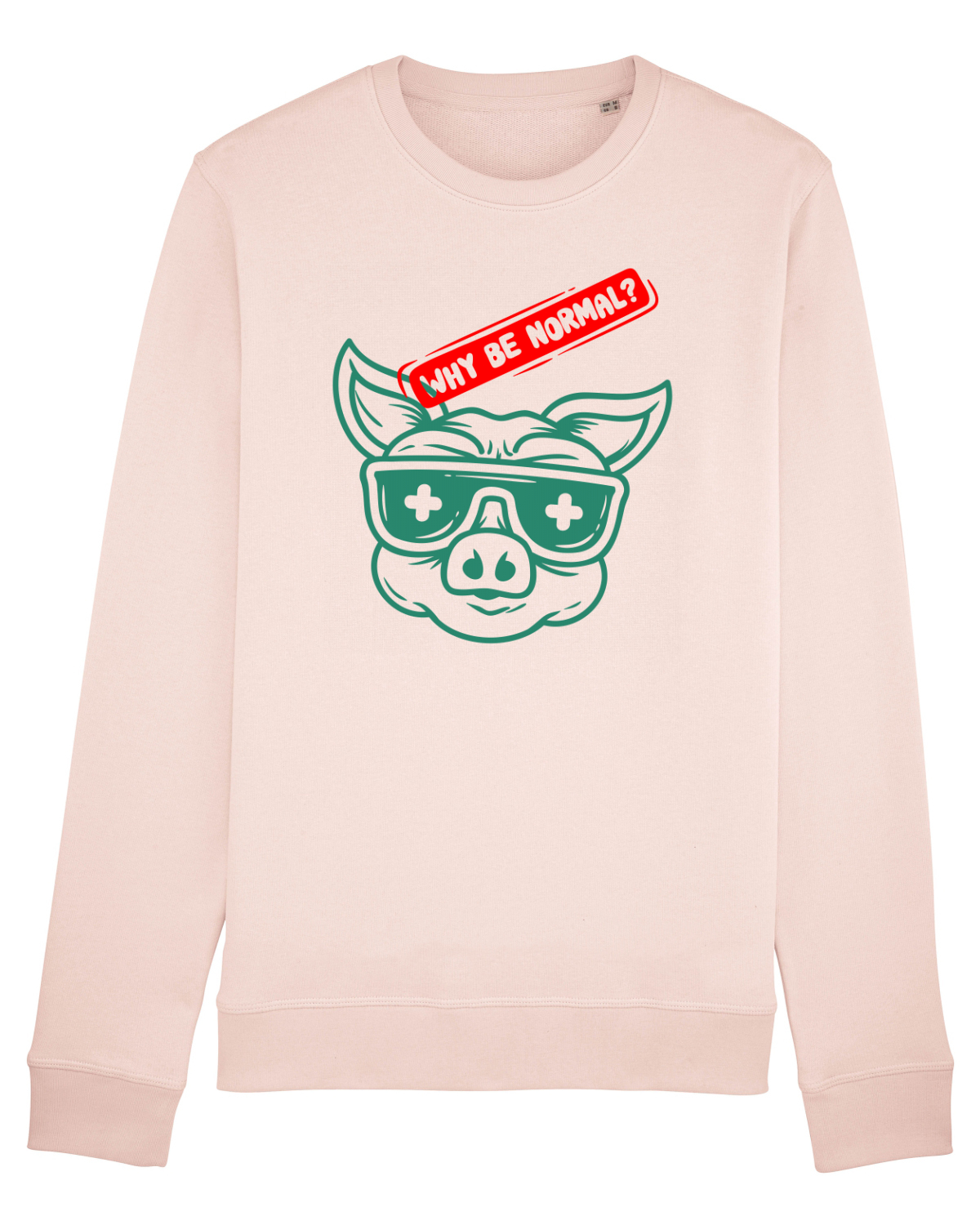 Bluză mânecă lungă Unisex Rise Candy Pink