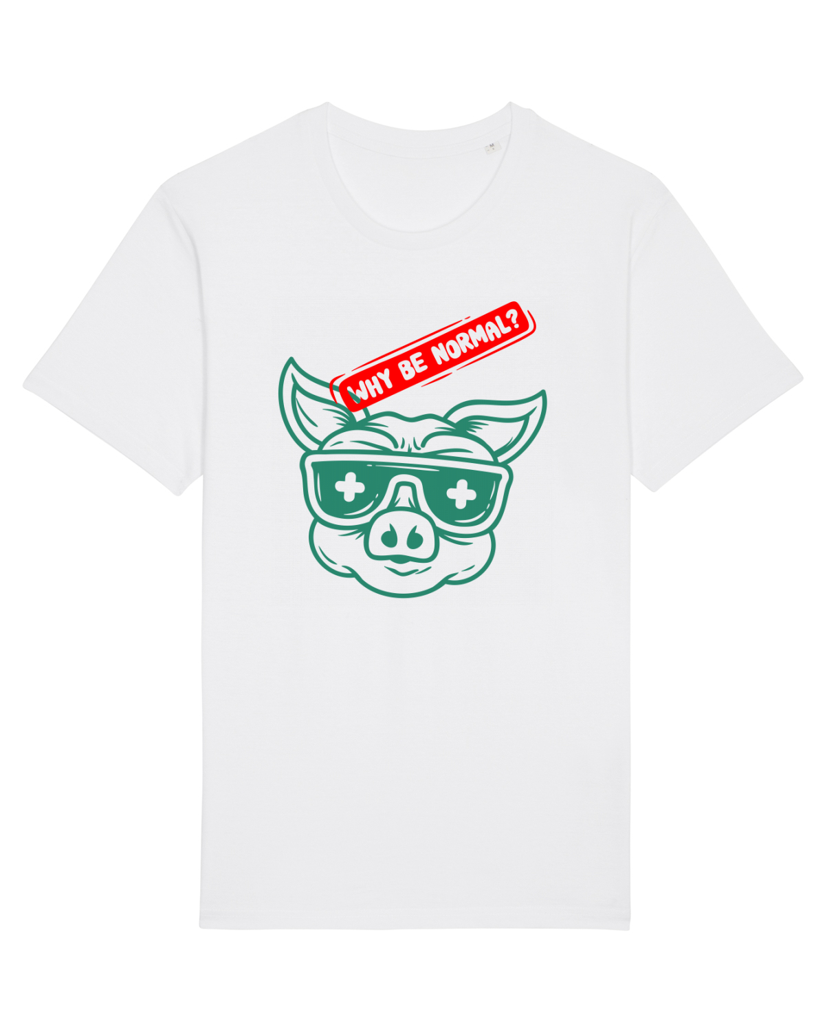 Tricou mânecă scurtă Unisex Rocker White