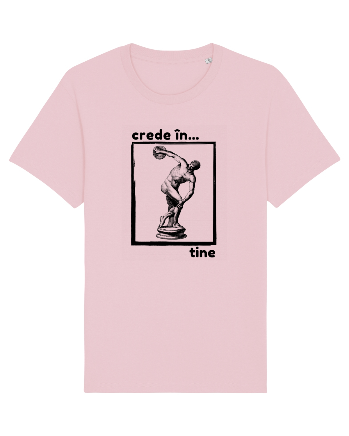 Tricou mânecă scurtă Unisex Rocker Cotton Pink