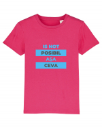 Is not posibil asa ceva Tricou mânecă scurtă  Copii Mini Creator