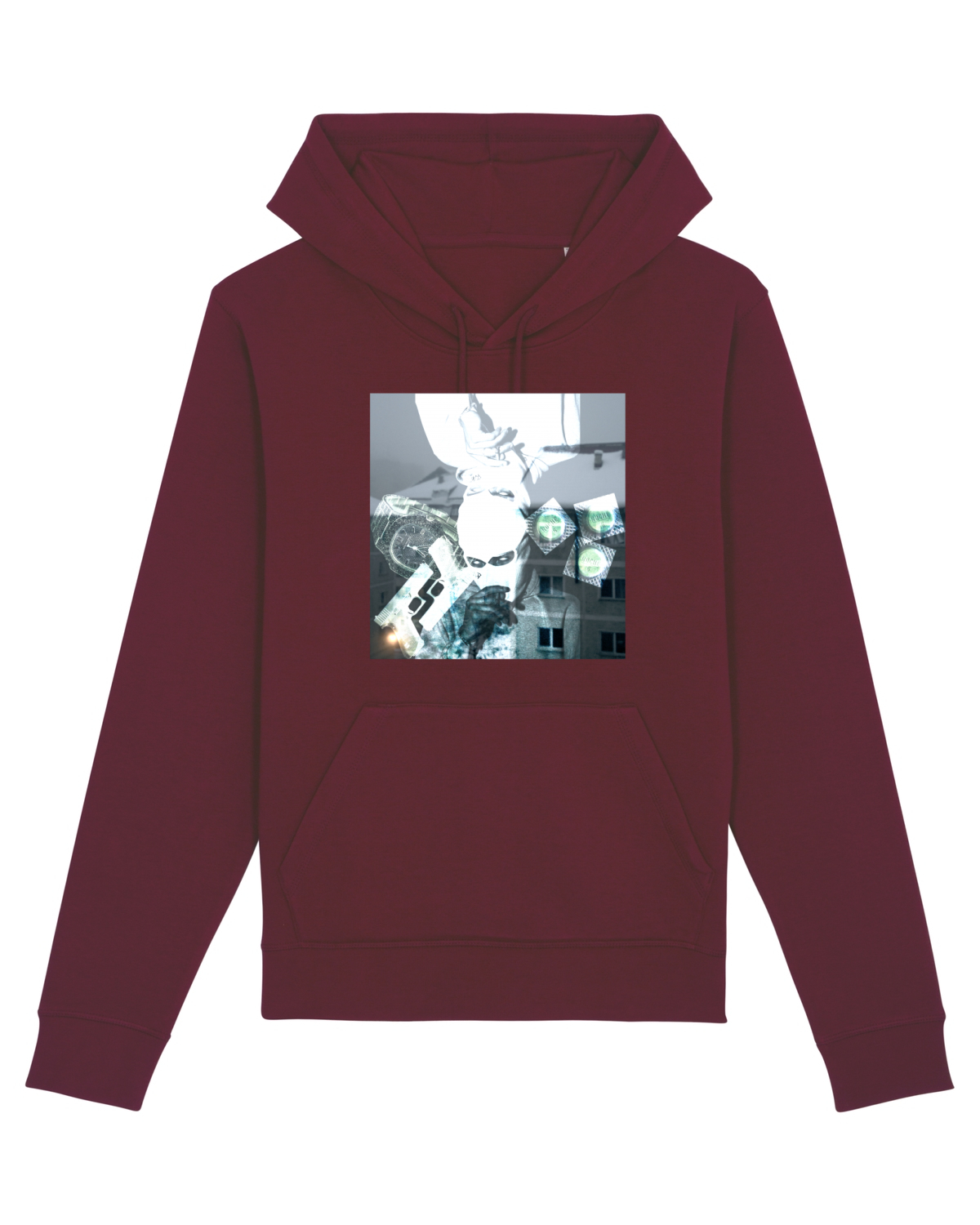 Hanorac Unisex Drummer Burgundy