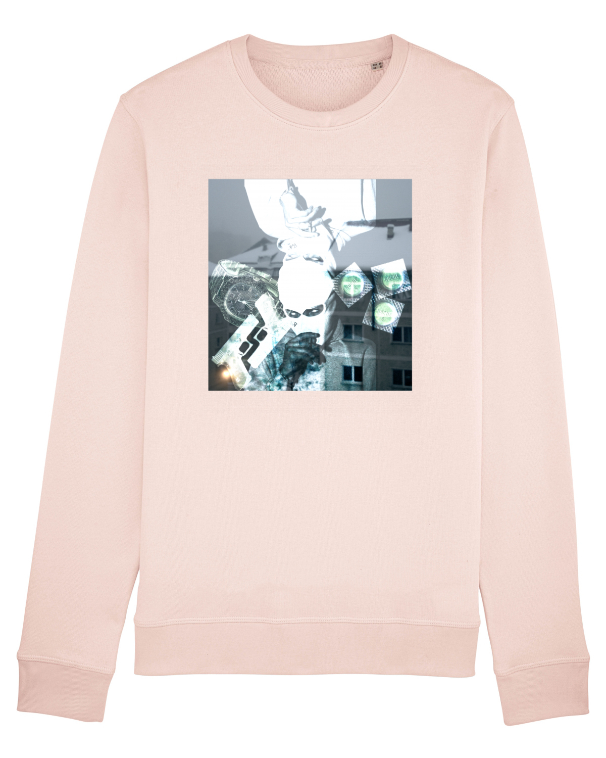 Bluză mânecă lungă Unisex Rise Candy Pink