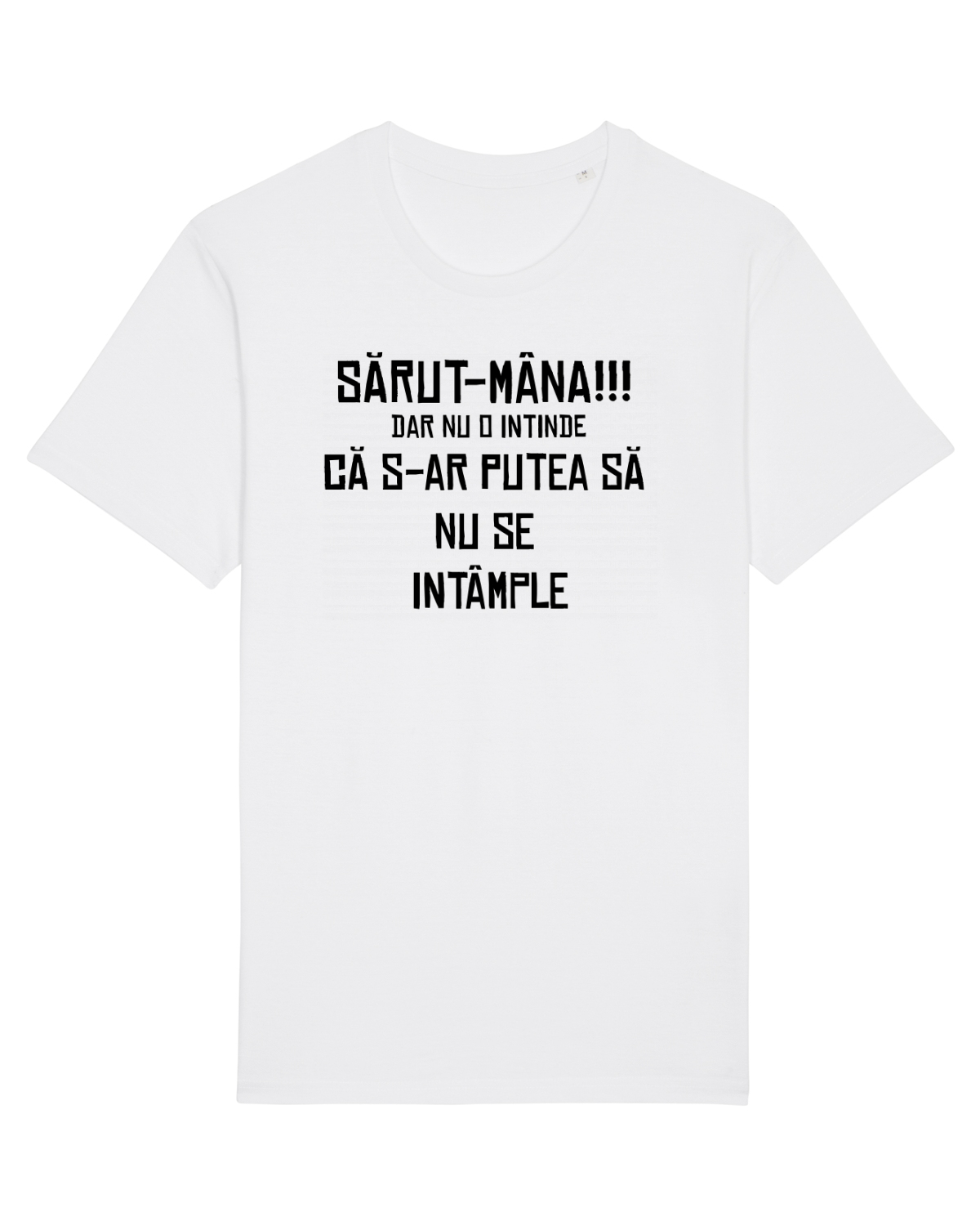 Tricou mânecă scurtă Unisex Rocker White