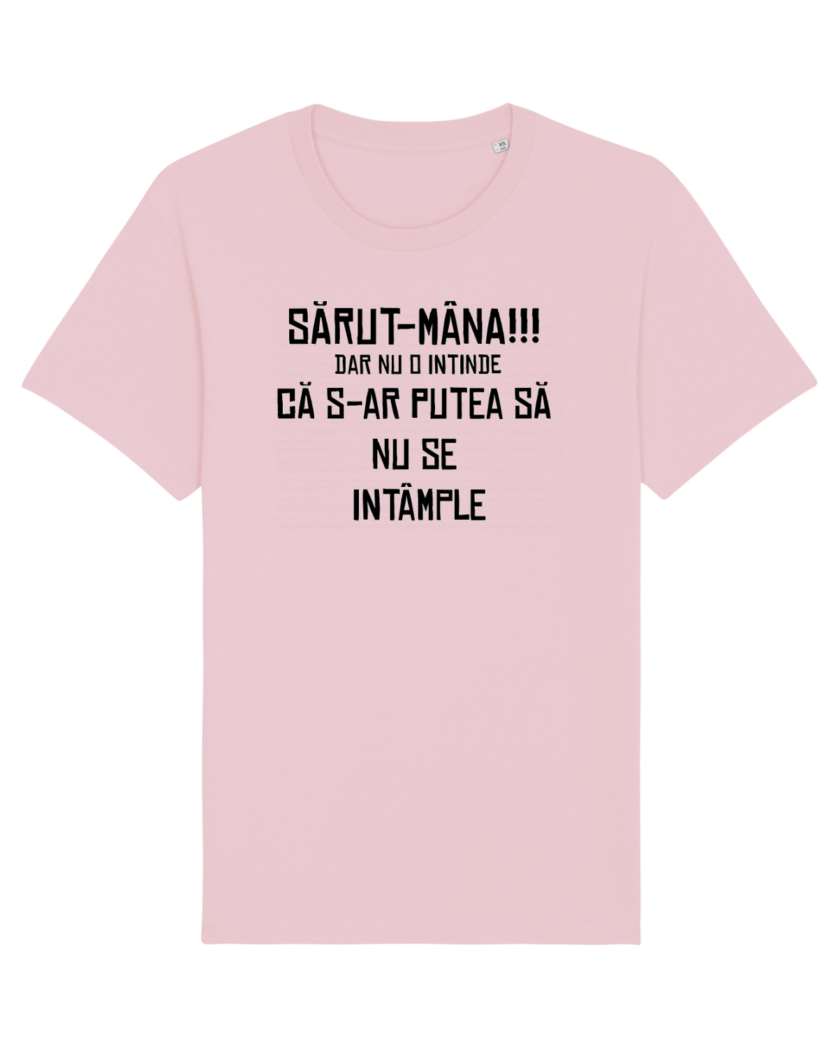 Tricou mânecă scurtă Unisex Rocker Cotton Pink