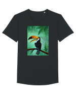 Tucan Tricou mânecă scurtă guler larg Bărbat Skater