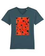 Lalele Tricou mânecă scurtă guler V Bărbat Presenter