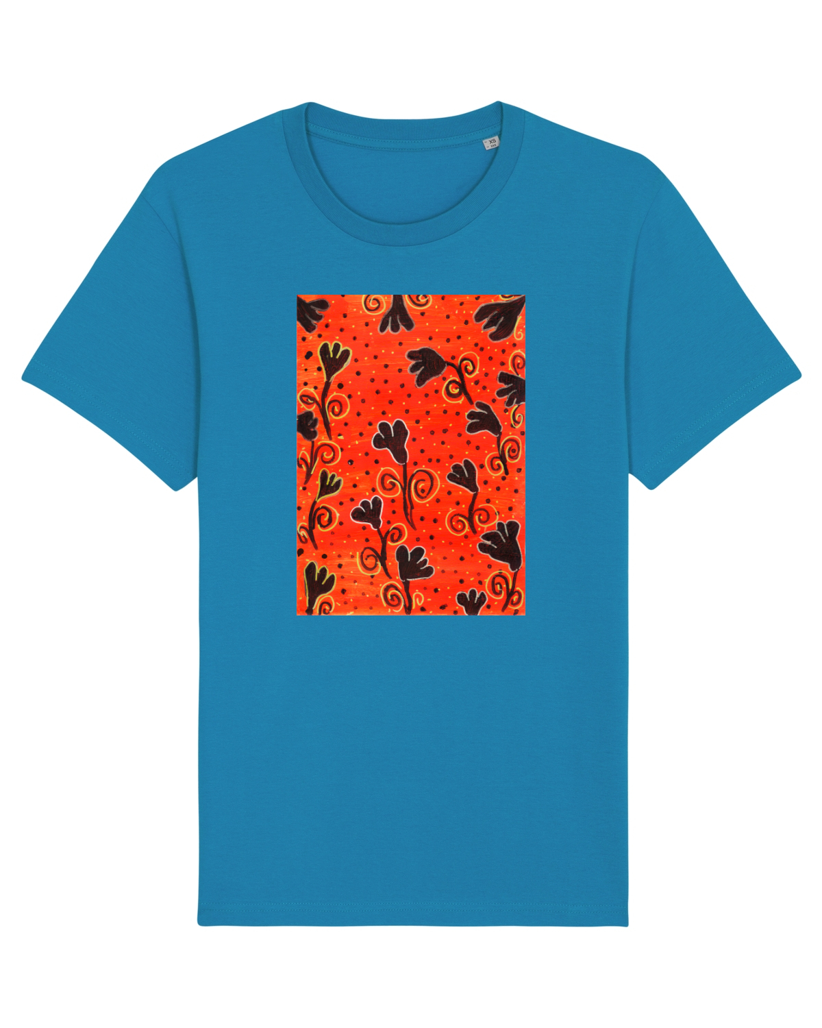 Tricou mânecă scurtă Unisex Rocker Azur