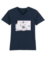 P-39 Tricou mânecă scurtă guler V Bărbat Presenter