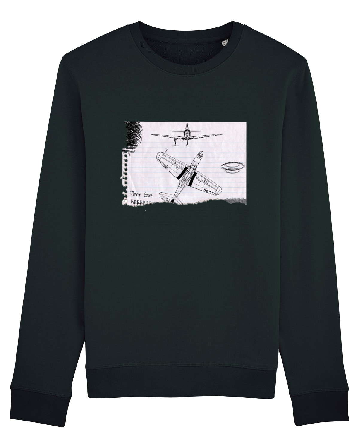 Bluză mânecă lungă Unisex Rise Black