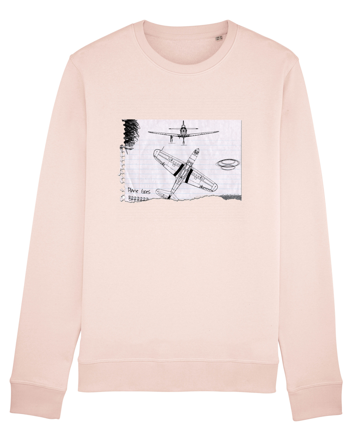 Bluză mânecă lungă Unisex Rise Candy Pink