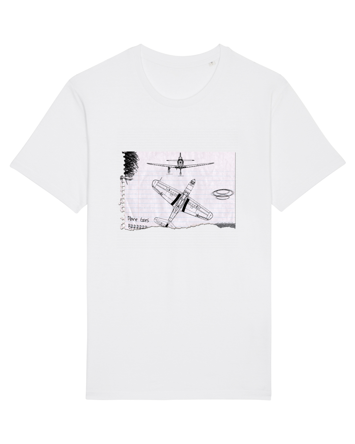 Tricou mânecă scurtă Unisex Rocker White