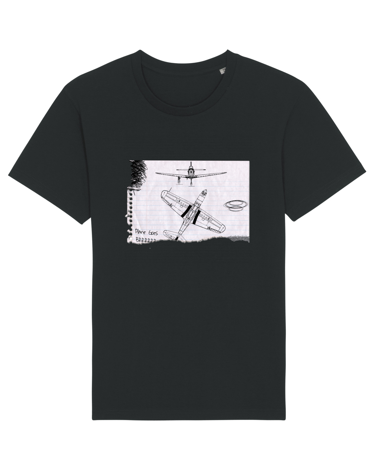 Tricou mânecă scurtă Unisex Rocker Black