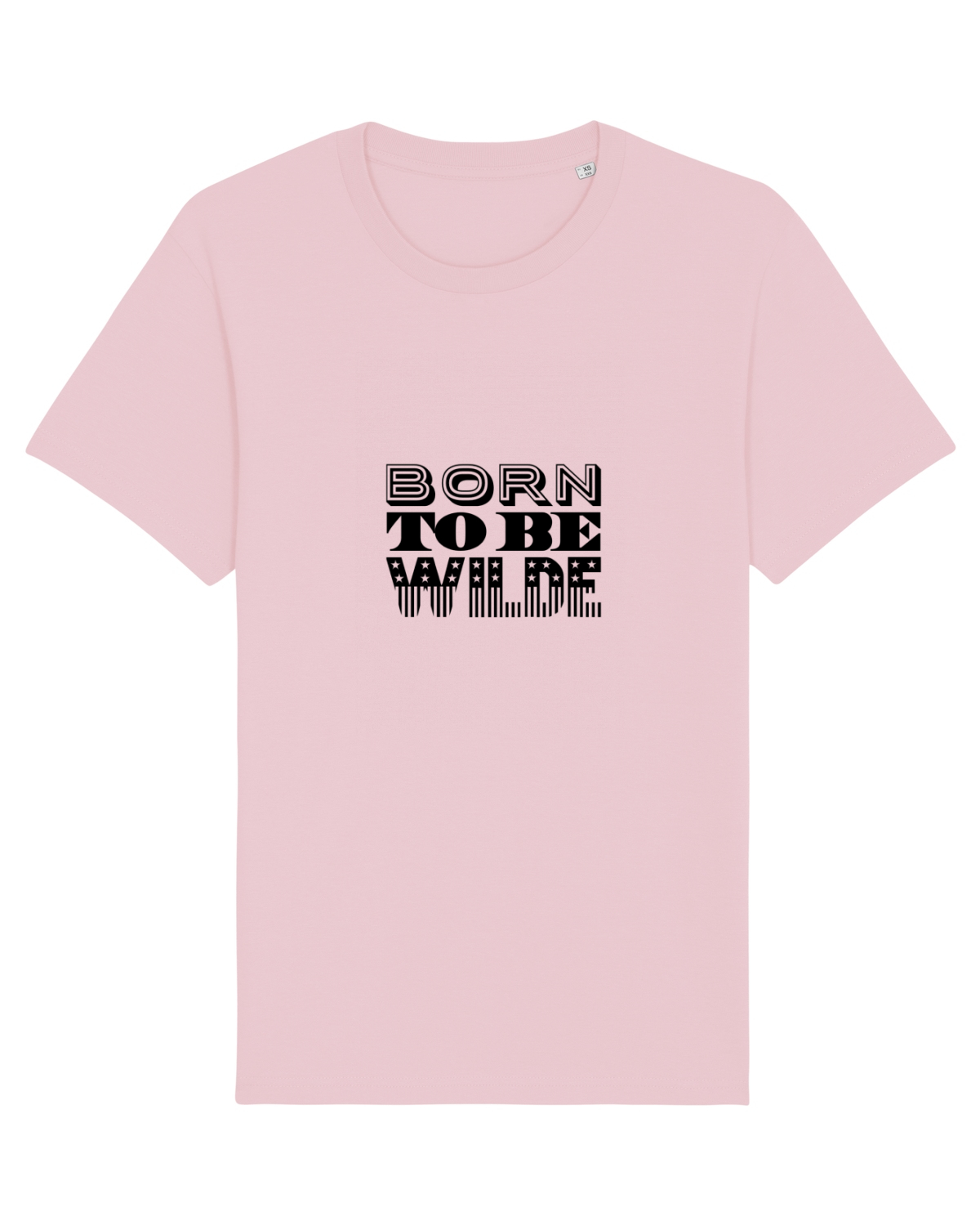 Tricou mânecă scurtă Unisex Rocker Cotton Pink