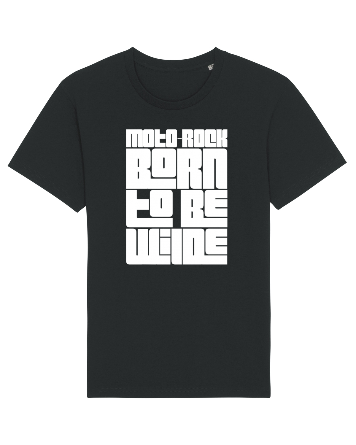 Tricou mânecă scurtă Unisex Rocker Black