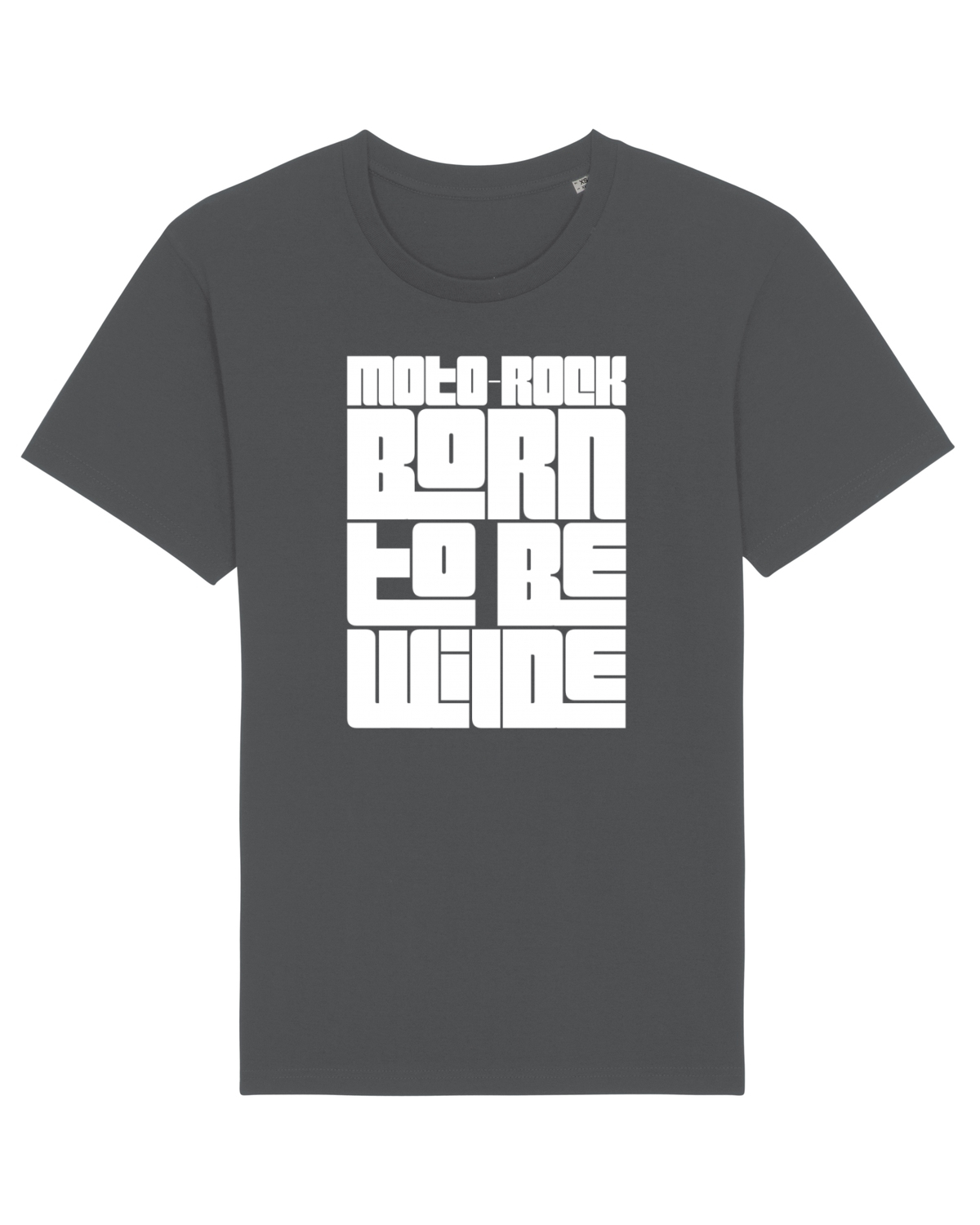 Tricou mânecă scurtă Unisex Rocker Anthracite