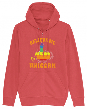 Believe Me I'm A Unicorn Carmine Red