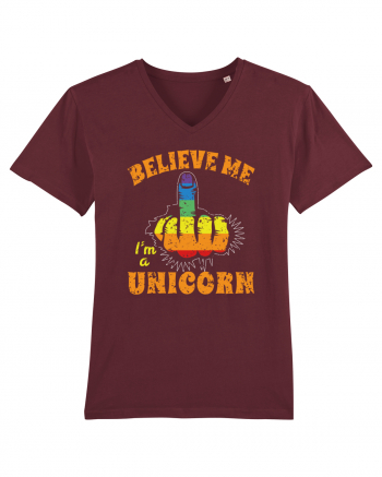 Believe Me I'm A Unicorn Burgundy