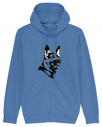 German Shepherd Bright Blue