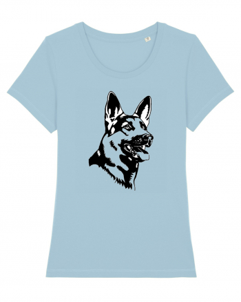 German Shepherd Sky Blue