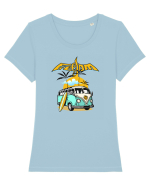 freedom Tricou mânecă scurtă guler larg fitted Damă Expresser
