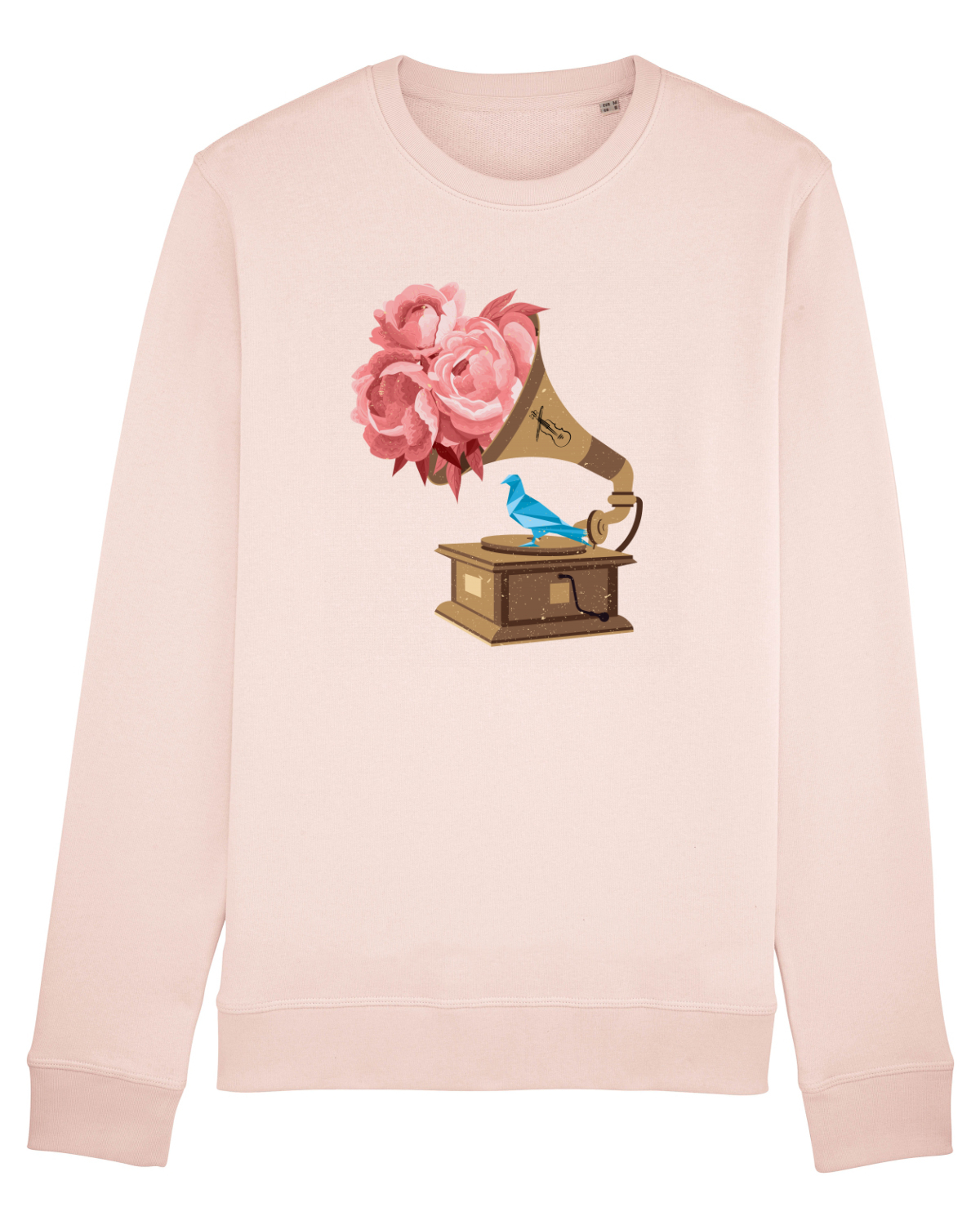 Bluză mânecă lungă Unisex Rise Candy Pink