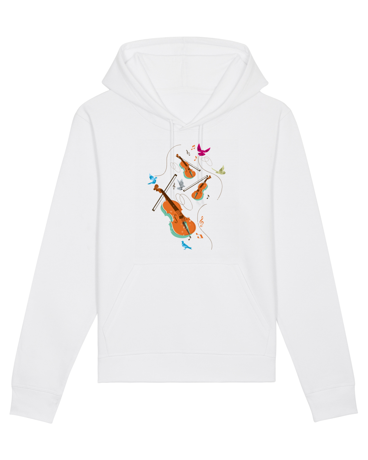 Hanorac Unisex Drummer White