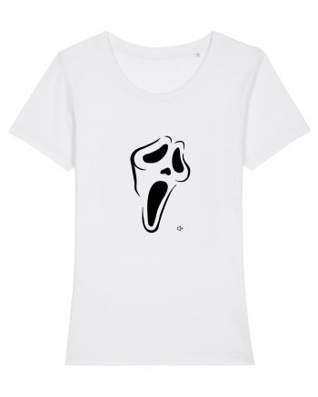 silent scream White