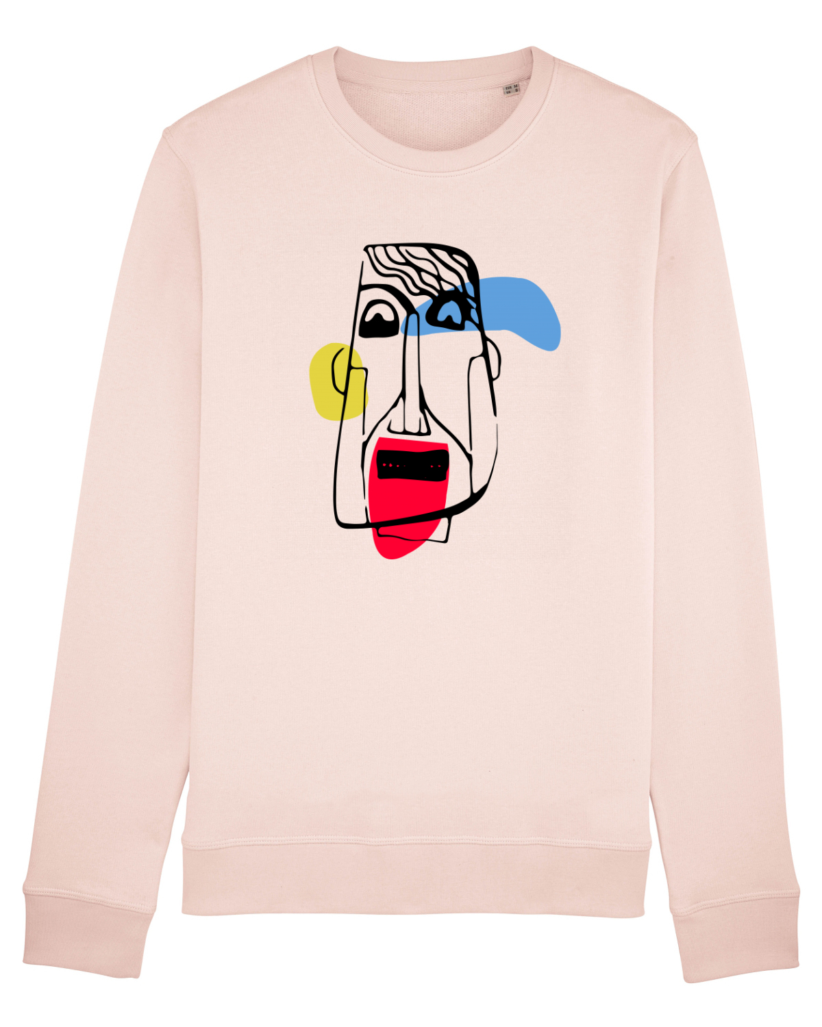 Bluză mânecă lungă Unisex Rise Candy Pink