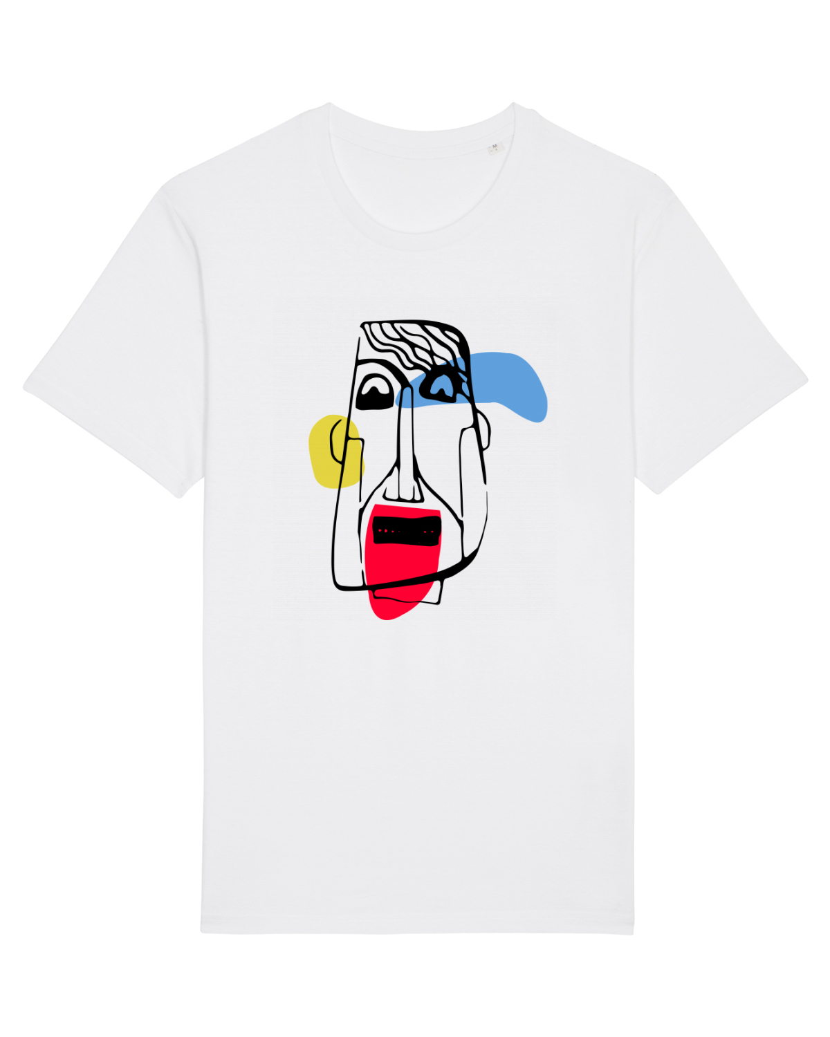 Tricou mânecă scurtă Unisex Rocker White