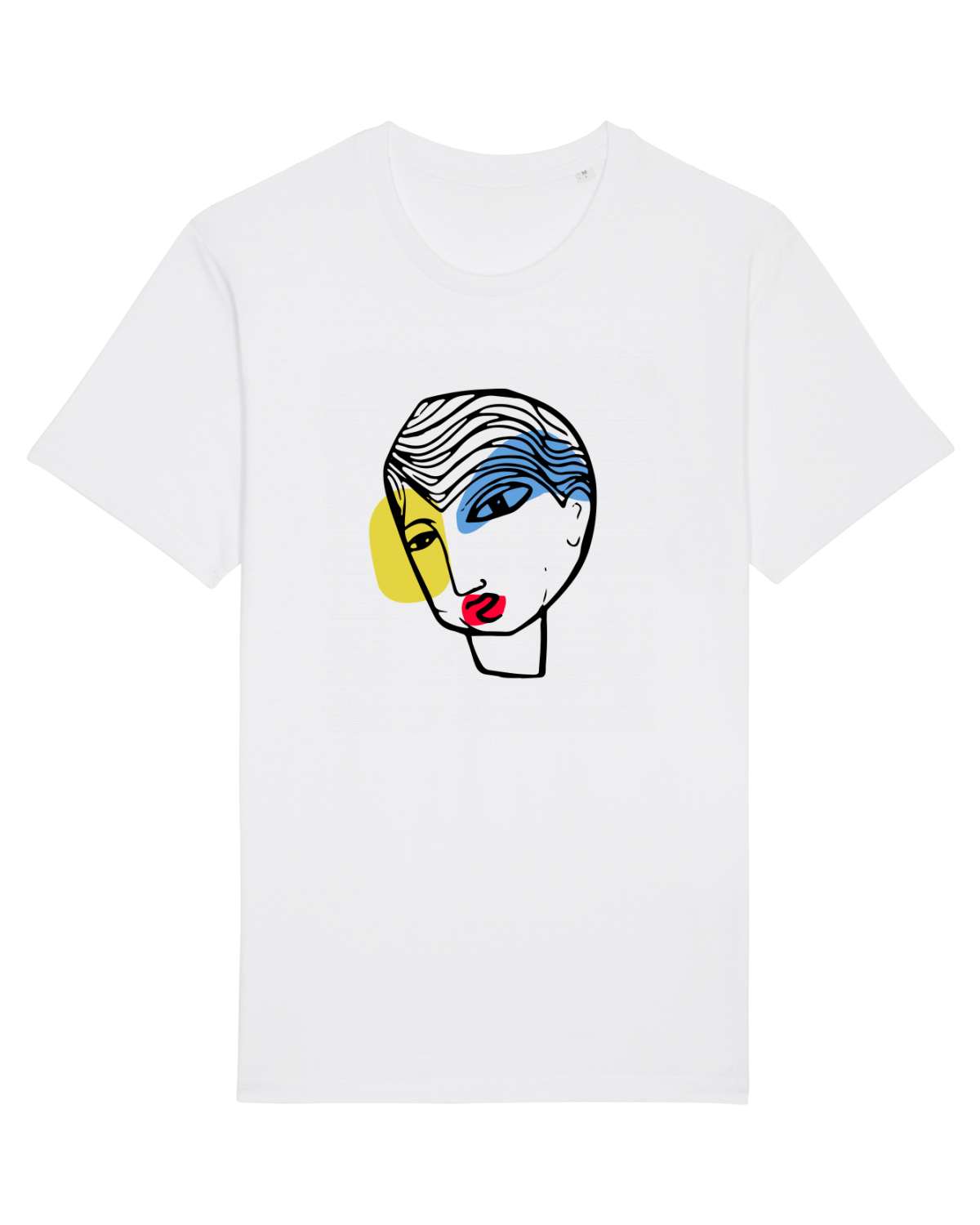 Tricou mânecă scurtă Unisex Rocker White