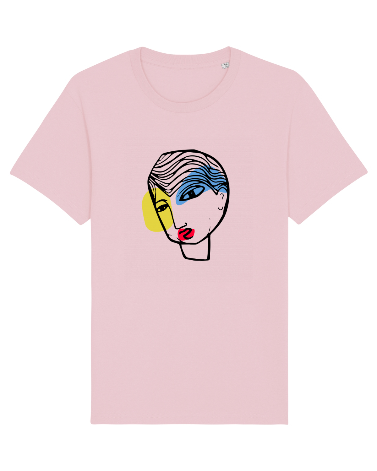 Tricou mânecă scurtă Unisex Rocker Cotton Pink