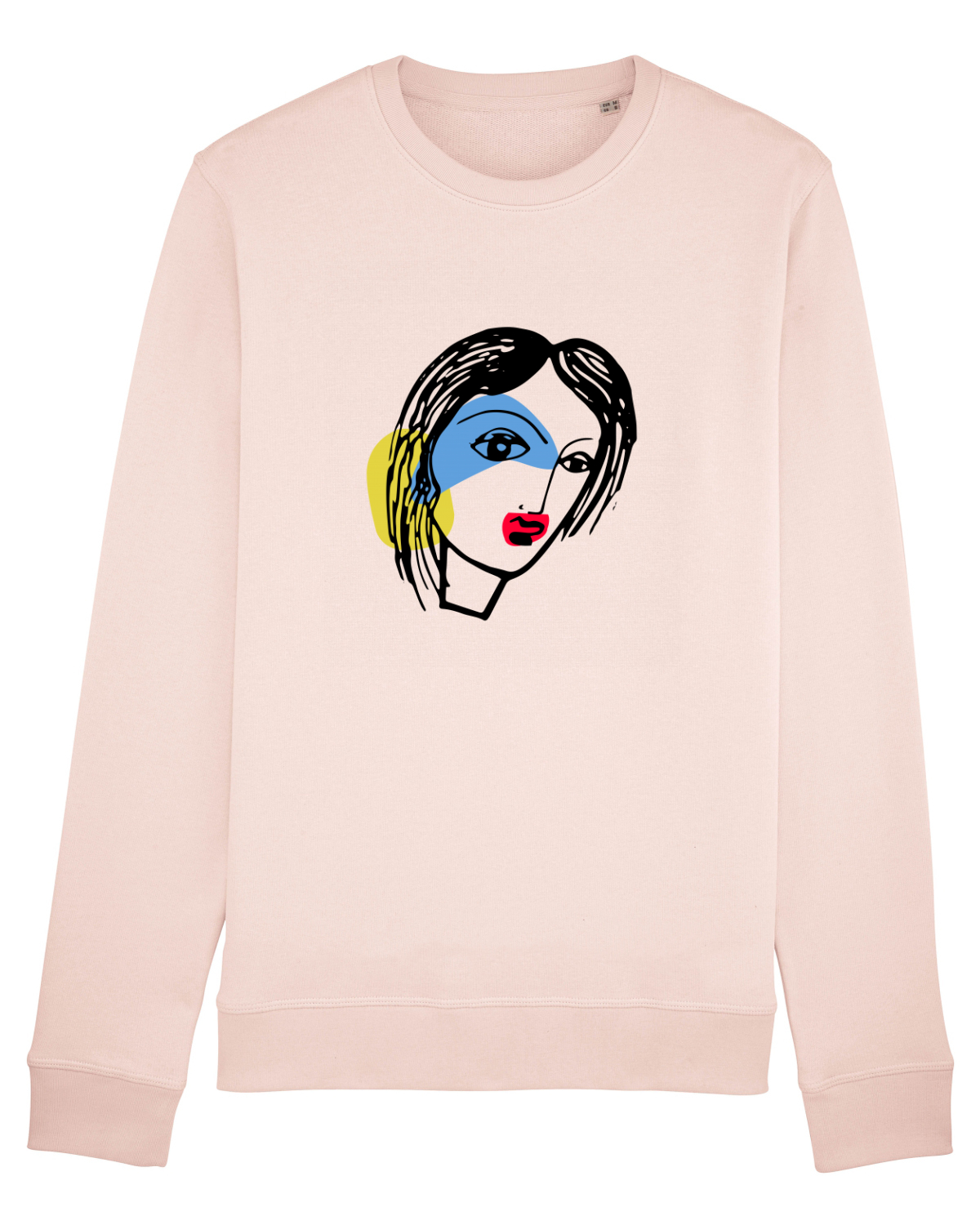 Bluză mânecă lungă Unisex Rise Candy Pink