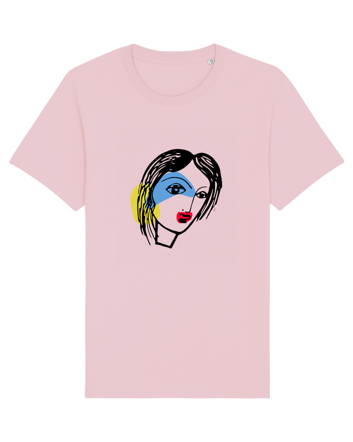 Tricou mânecă scurtă Unisex Rocker Cotton Pink