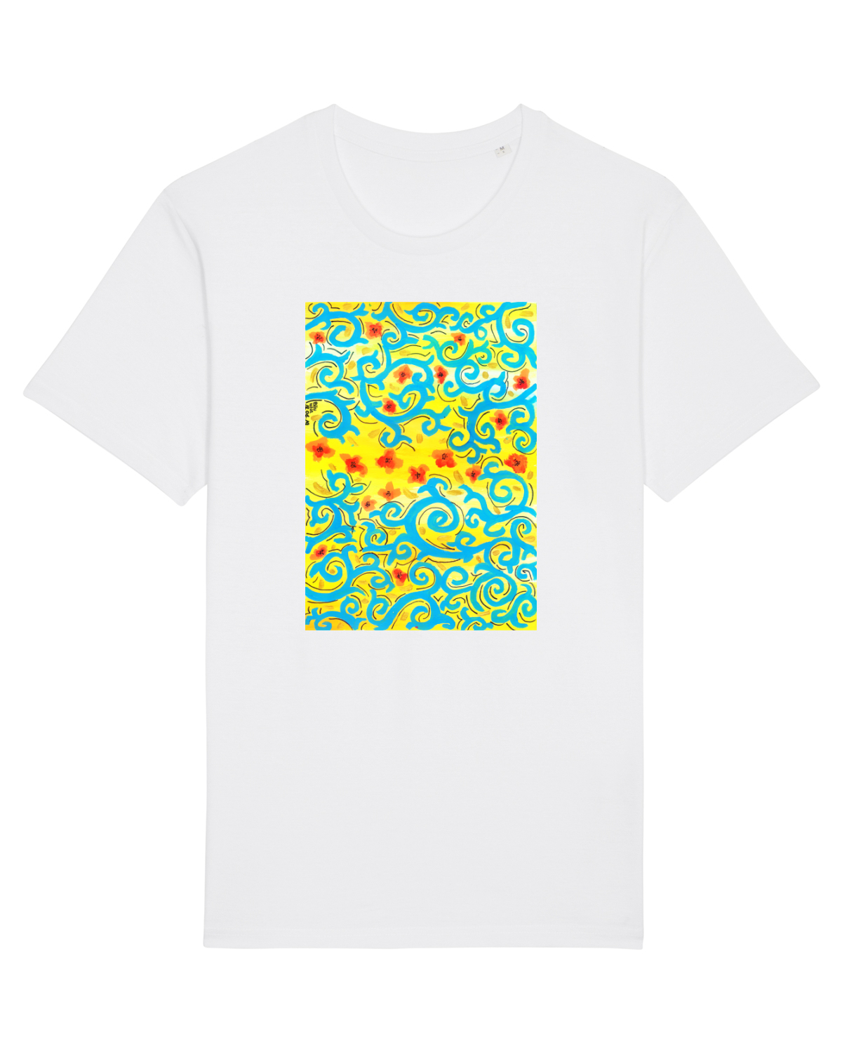 Tricou mânecă scurtă Unisex Rocker White