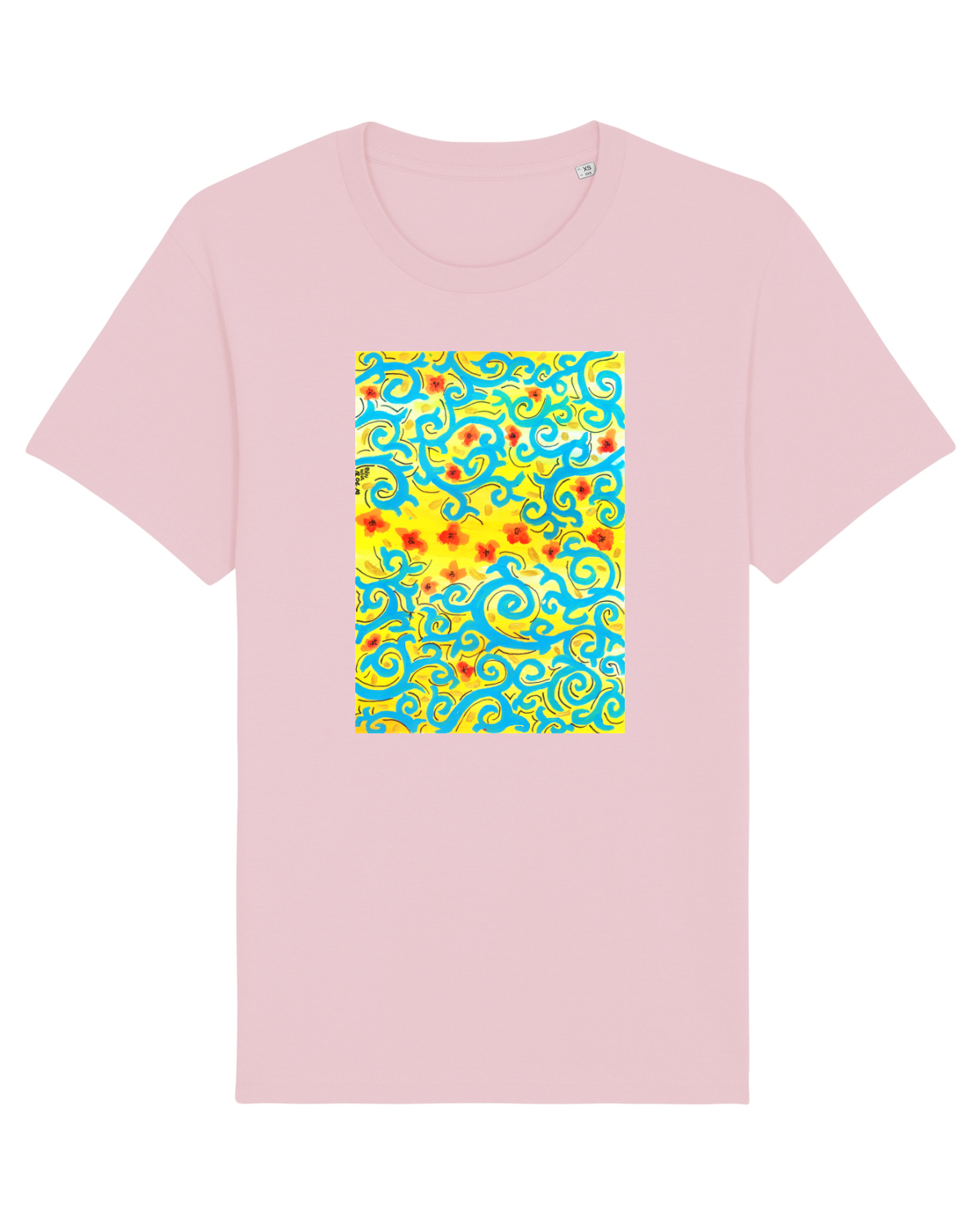 Tricou mânecă scurtă Unisex Rocker Cotton Pink