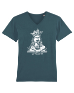 Stefan cel Mare Tricou mânecă scurtă guler V Bărbat Presenter