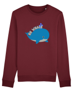 Oh Whale  Bluză mânecă lungă Unisex Rise