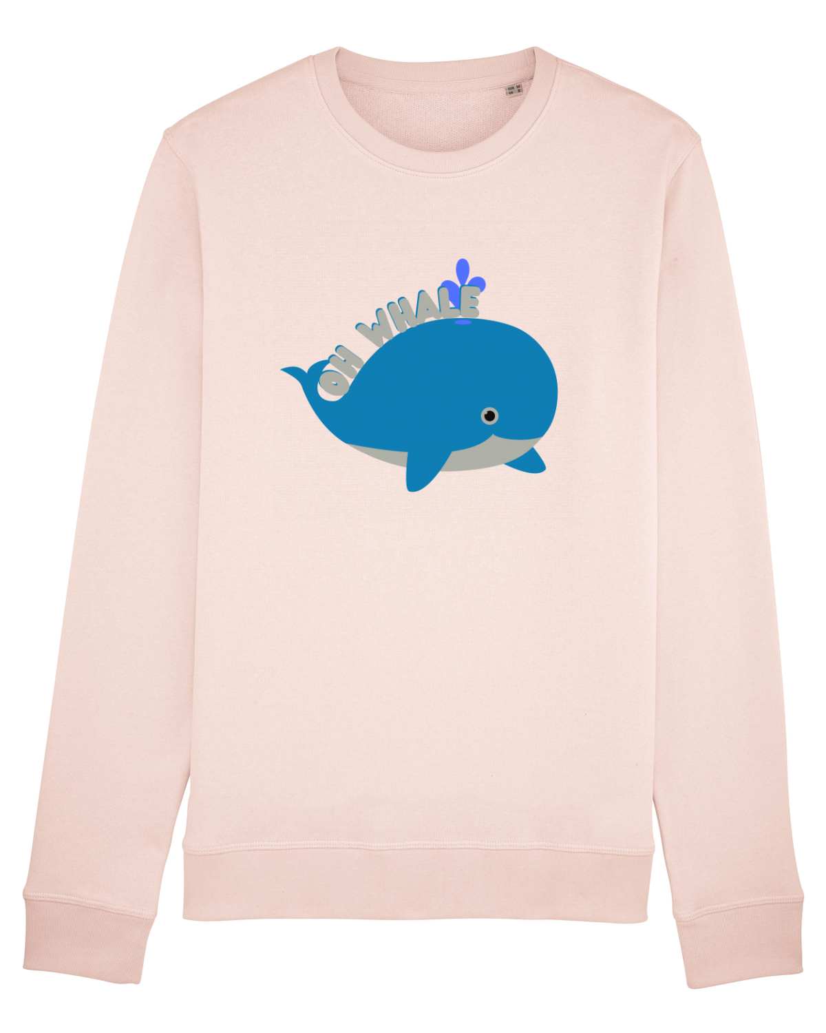 Bluză mânecă lungă Unisex Rise Candy Pink