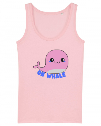 Oh Whale  Cotton Pink