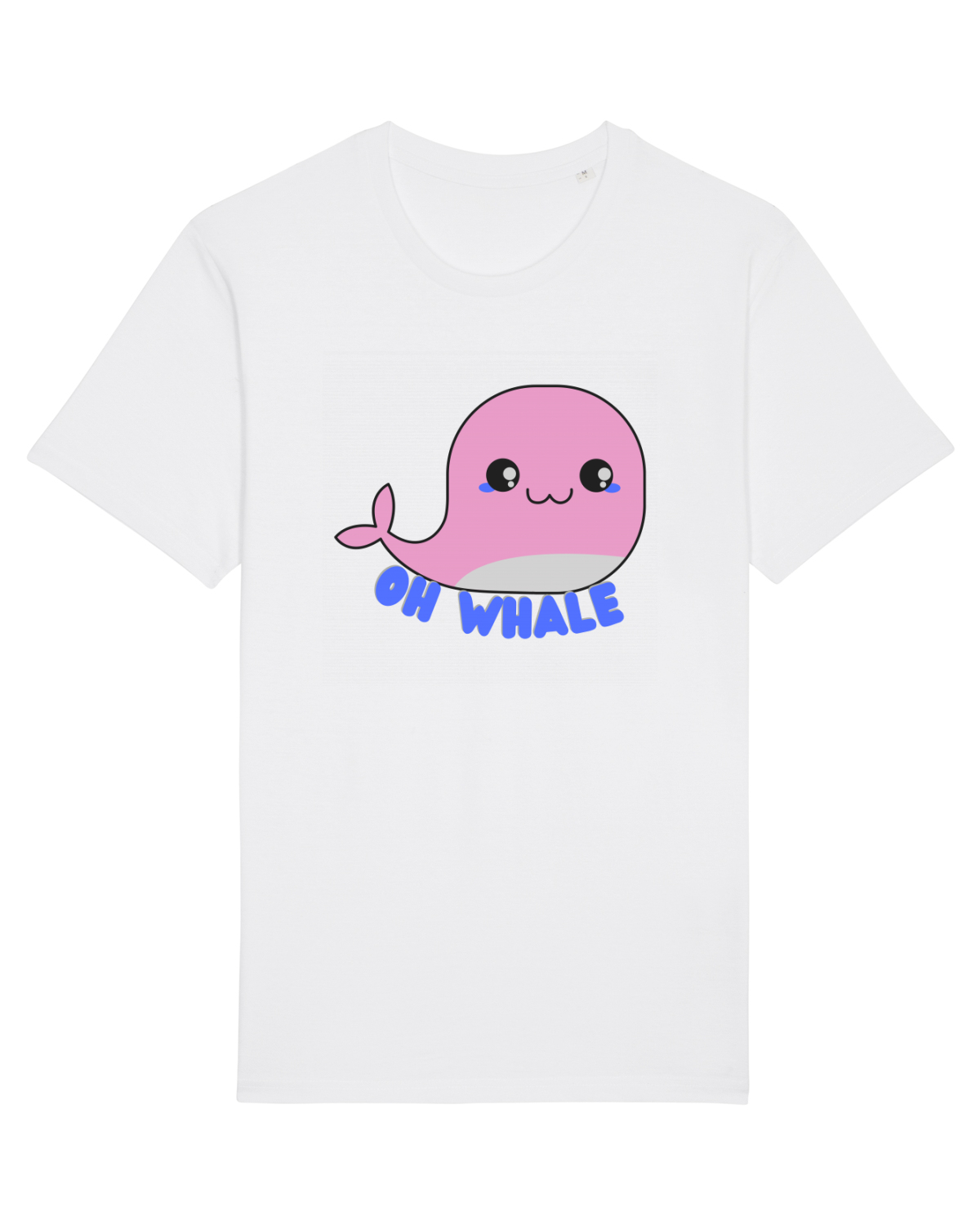 Tricou mânecă scurtă Unisex Rocker White