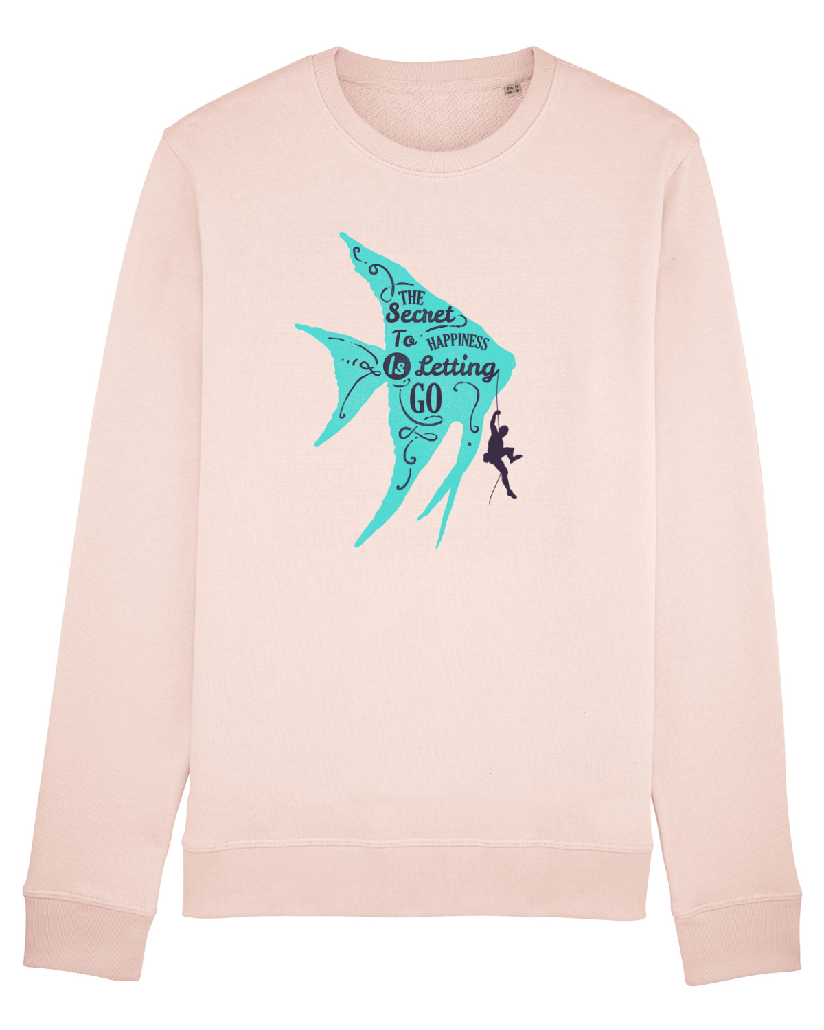 Bluză mânecă lungă Unisex Rise Candy Pink