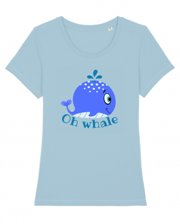 Oh Whale  Sky Blue