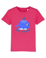Oh Whale  Tricou mânecă scurtă  Copii Mini Creator
