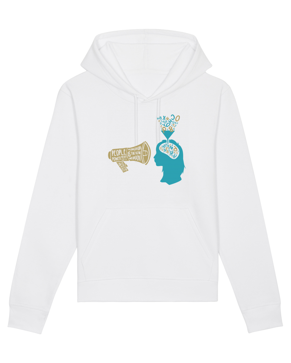 Hanorac Unisex Drummer White