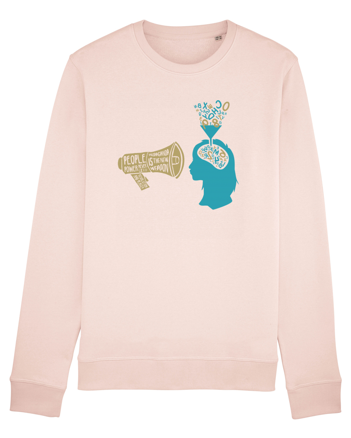 Bluză mânecă lungă Unisex Rise Candy Pink