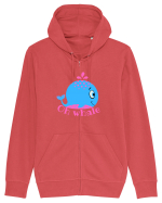 Oh Whale  Hanorac cu fermoar Unisex Connector