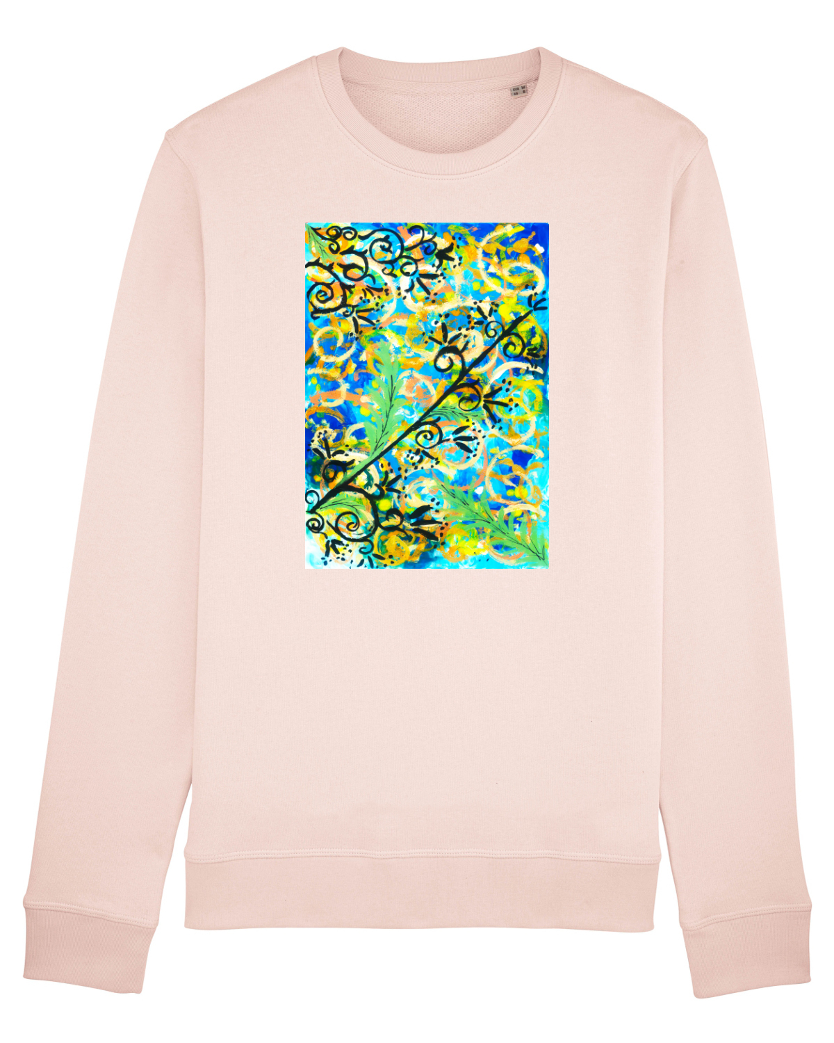 Bluză mânecă lungă Unisex Rise Candy Pink