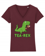 Tea-Rex Tricou mânecă scurtă guler V Damă Evoker