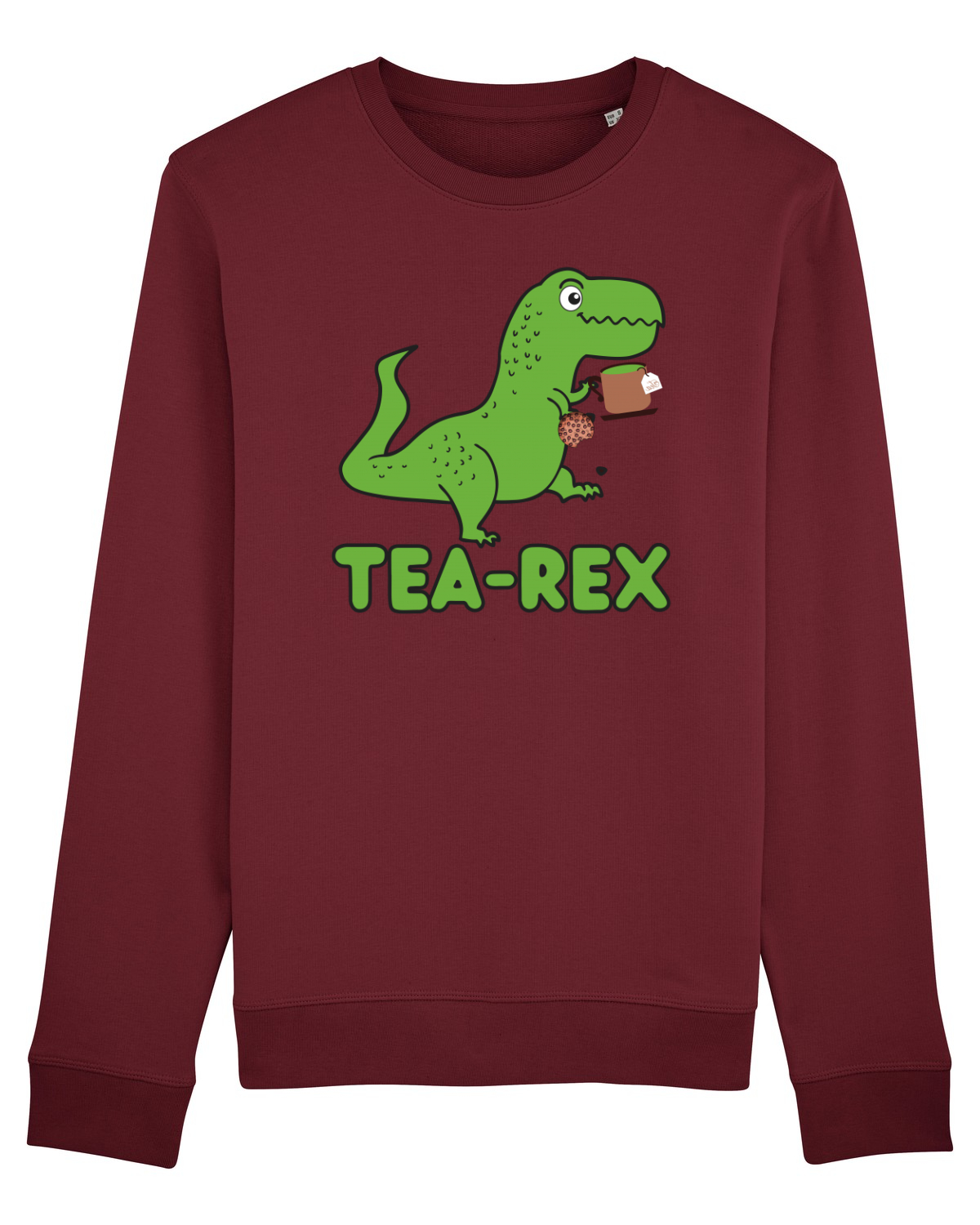 Bluză mânecă lungă Unisex Rise Burgundy